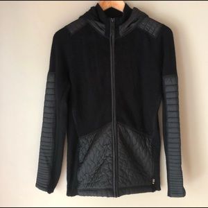 Smartwool stretch black jacket with hood